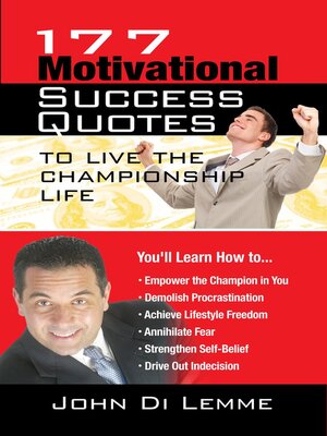 cover image of 177 Motivational Success Quotes to Live the Championship Life